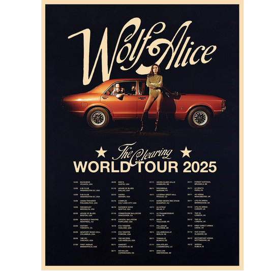 The Clearing World Tour 2025 Poster