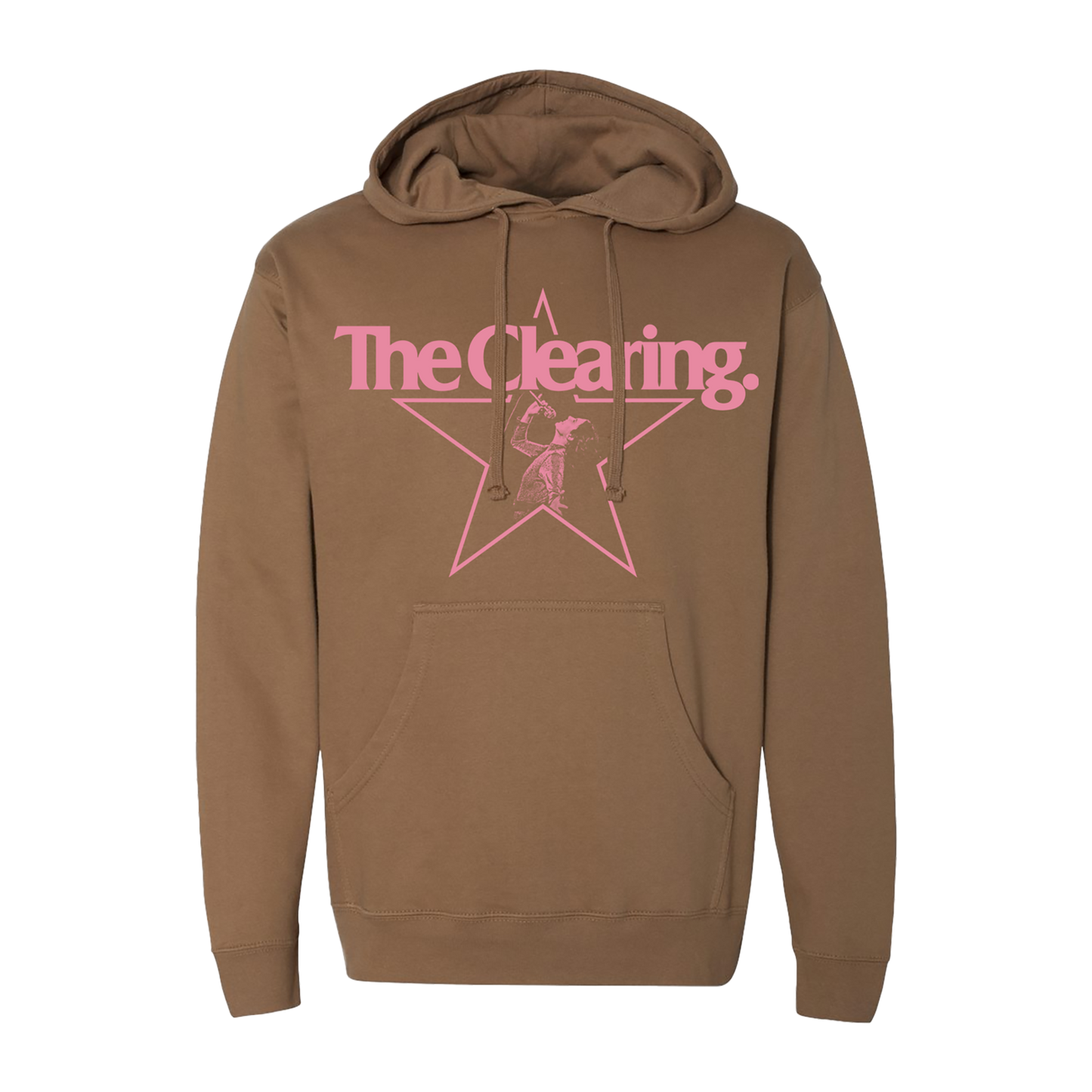 The Clearing Brown / Pink Hoodie