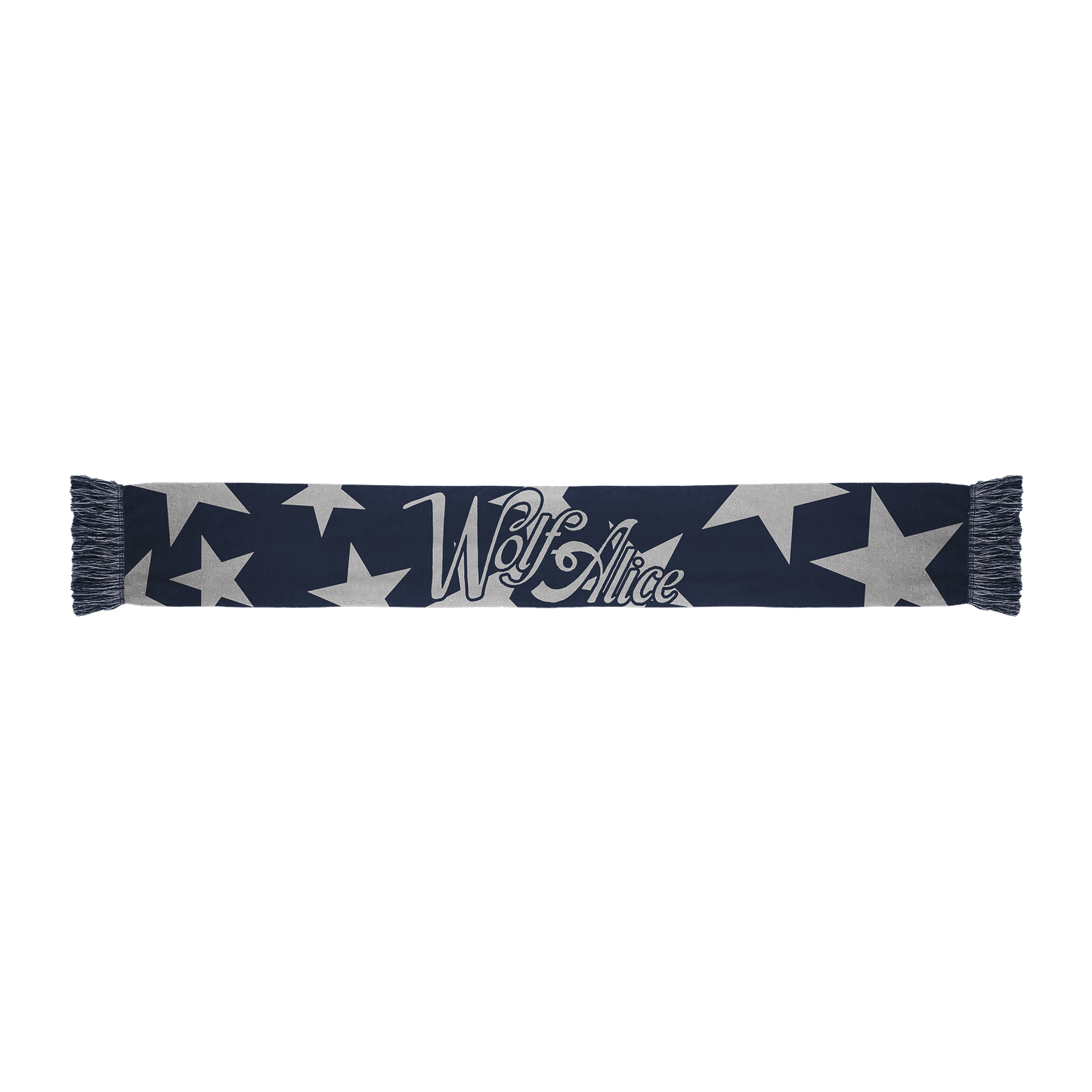 Wolf Alice Blue / Silver Scarf